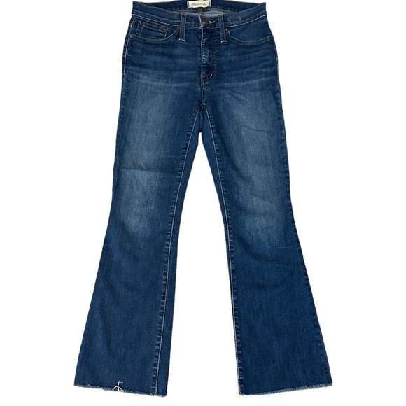 Madewell Womens Cali Demi Bootcut Jeans Denim Stretch 5 Pockets Blue Size 25 - Picture 1 of 12
